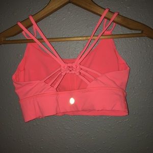 Lulu lemon bright pink sports bra!